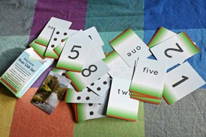 Cards spilled onto table
